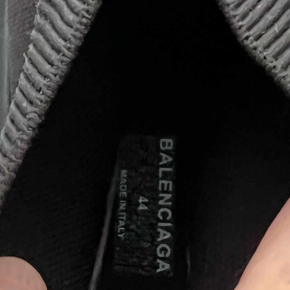 BALENCIAGA Speed Knit Sock Trainer Sneakers in Black Size 11 New - Picture 12 of 16